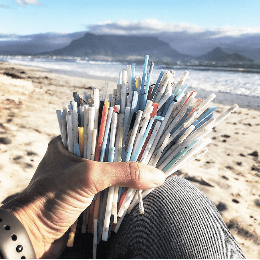 Plastic straws waste Plastic straws waste